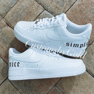 SIMPLY NICE Customs Nike Air Force 1